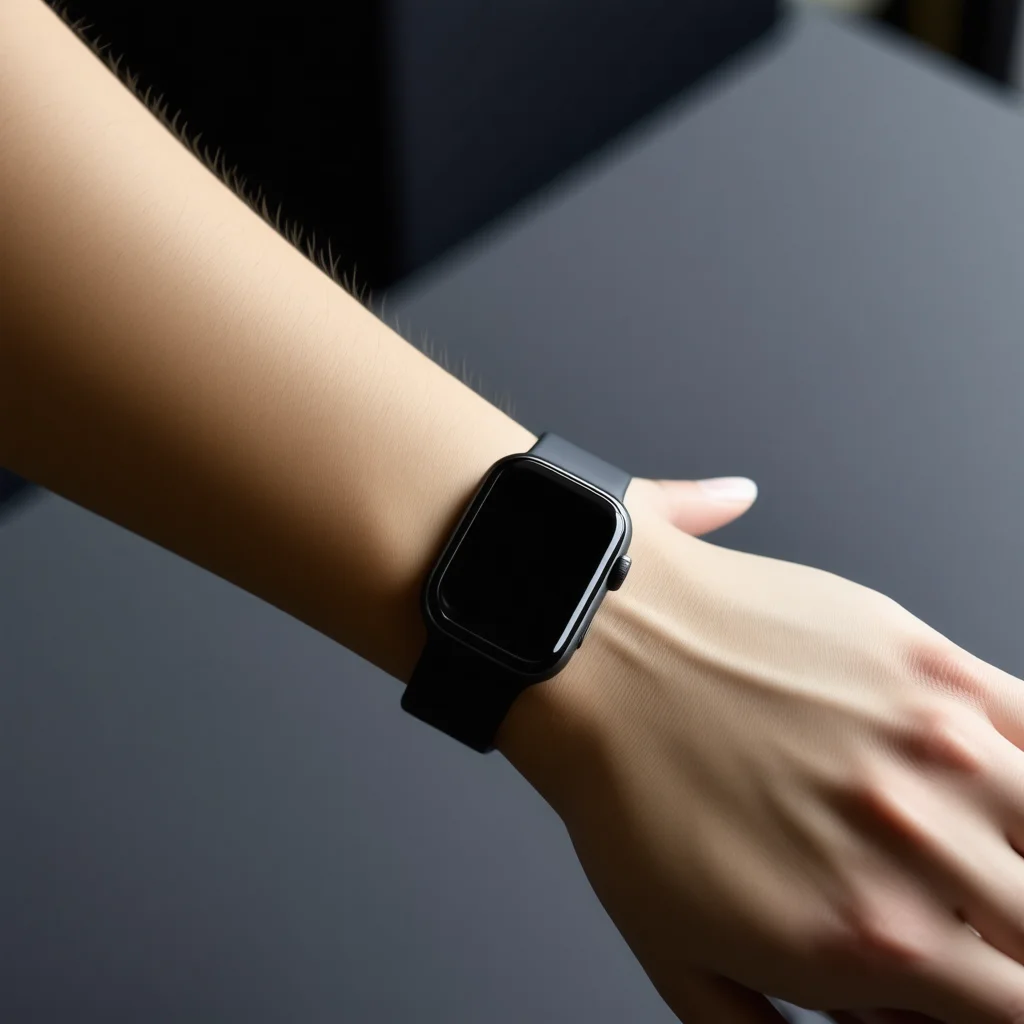 mewutee fitness tracker product on wrist